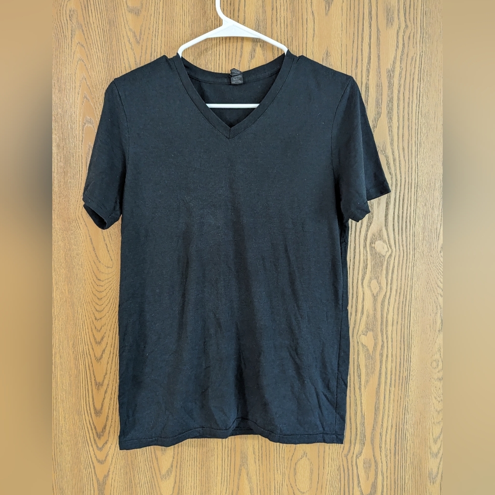 Anvil Women's Black T-Shirt Size S